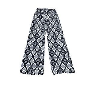 Cache Black and White Palazzo Pants Size 0